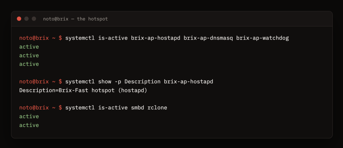 Brix-Fast: hostapd, DHCP and a watchdog that restarts it